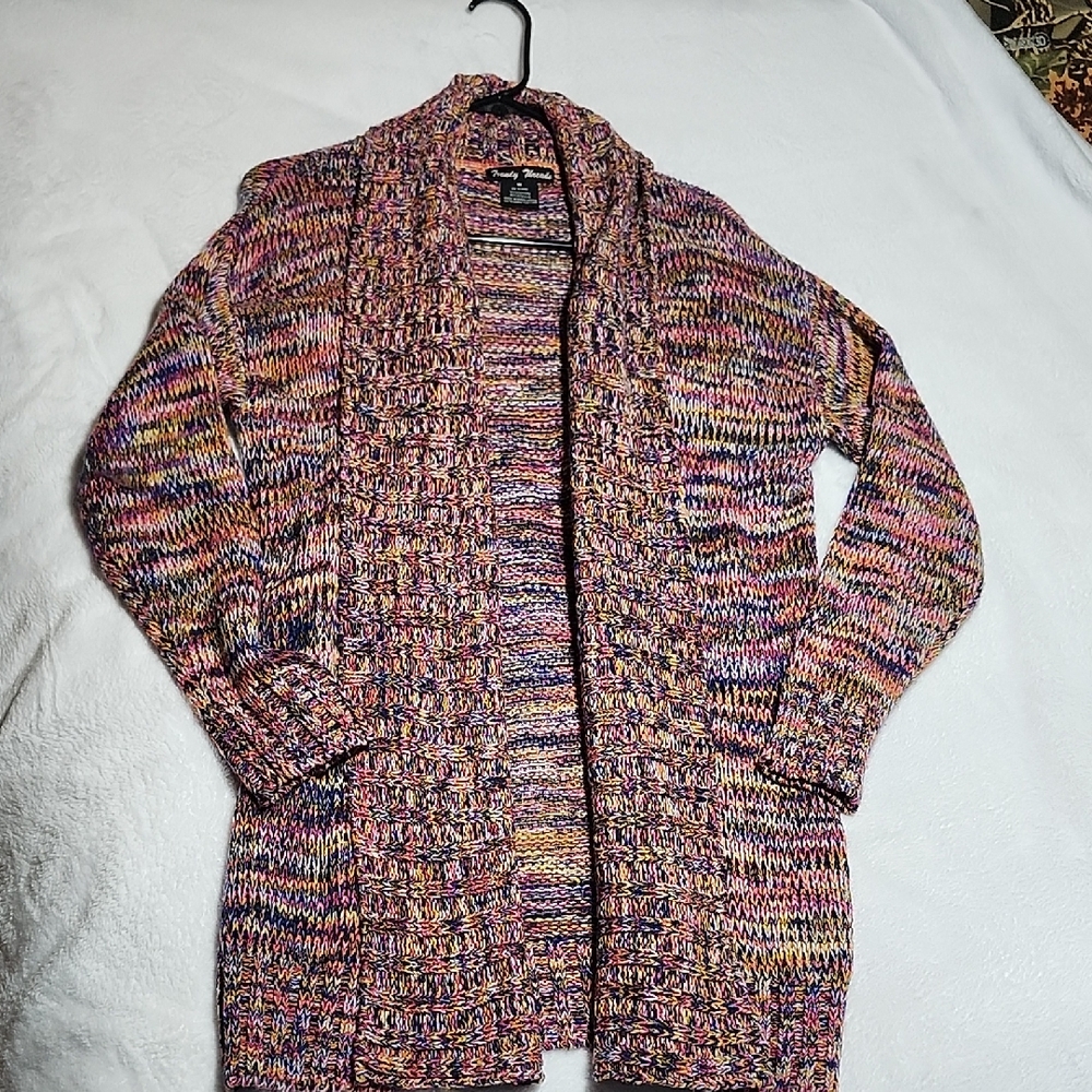 Multicolor Women's Cardigan Sweater